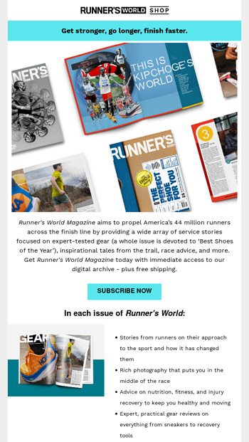 Get the Magazine Runners Are Raving About