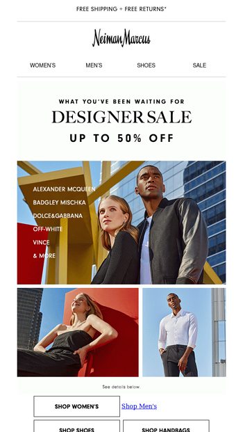Up to 50 off Salvatore Ferragamo OffWhite amp more top names