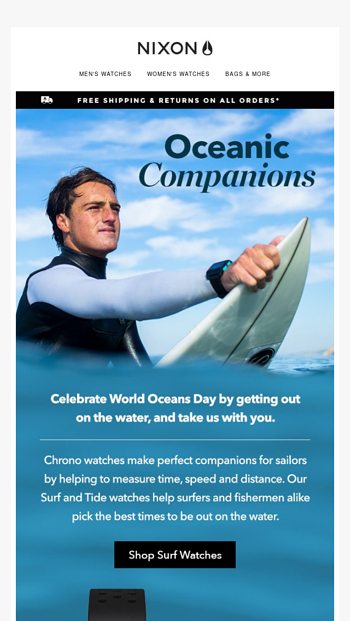Celebrate World Oceans Day with watches that enhance time on the water