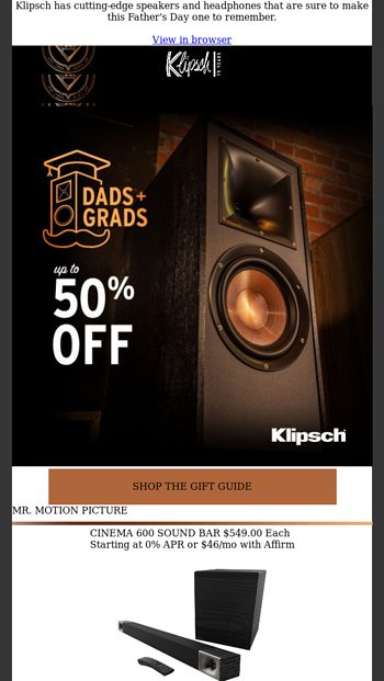 The Best Fathers Day Gifts from Klipsch