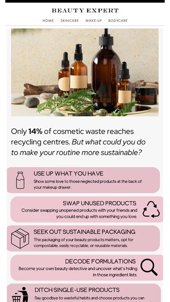 The Sustainable Beauty Tips We Swear By