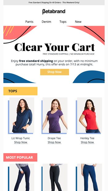 LIMITED TIME Free Shipping This Weekend Only