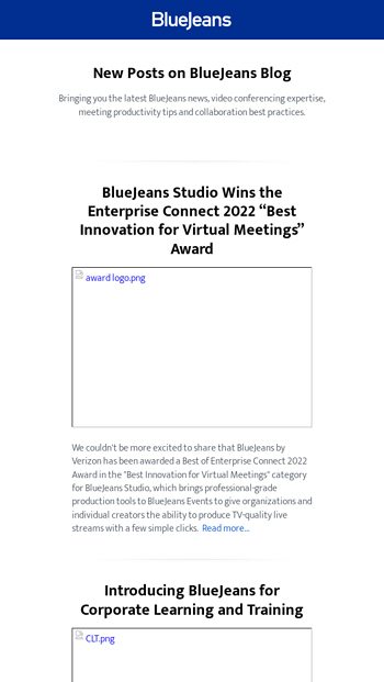 New Posts on BlueJeans Blog