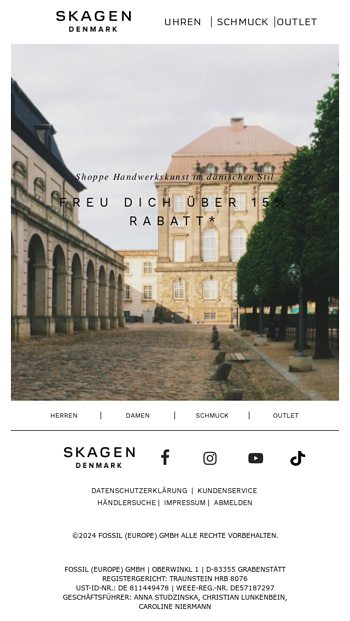 Wieder vorraumltig  15nbsp Rabatt