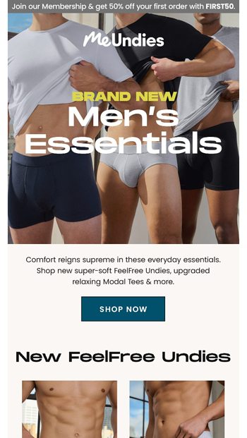 Brand New Menrsquos Comfy Essentials