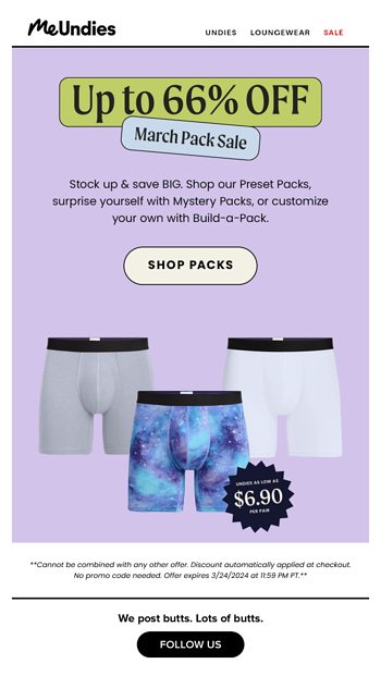 Pack Sale
