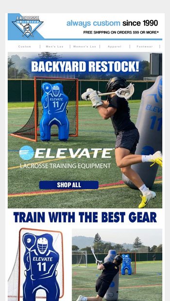 Backyard Lacrosse Essentials Restock