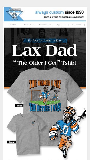 LAST DAY To Get The Fathers Day Lax TShirt In Time