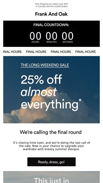  The Long Weekend Sale countdown has started 