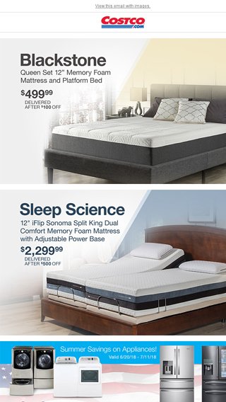 Sweet Dreams With Instant Savings On, Blackstone King Set 12 Memory Foam Mattress And Platform Bed