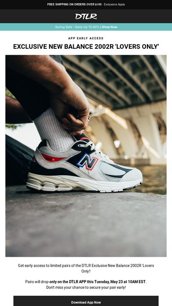 EARLY ACCESS  New Balance 2002R Lovers Only