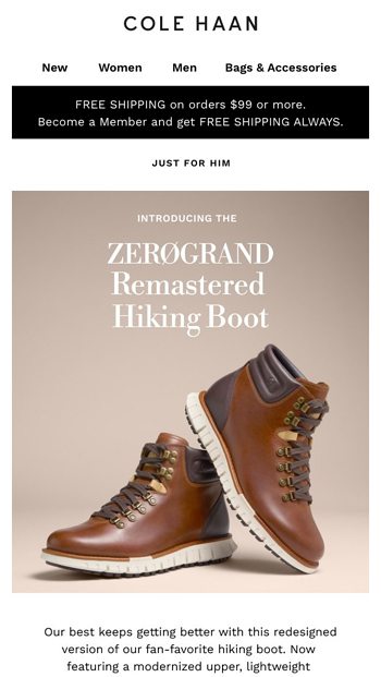 Shop our latest weather ready boots COLE HAAN Outlet Email Archive