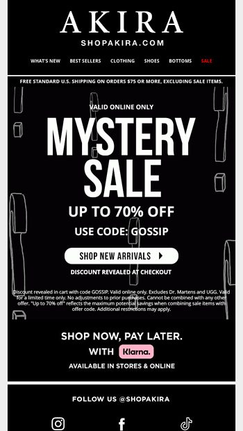 MYSTERY SALE