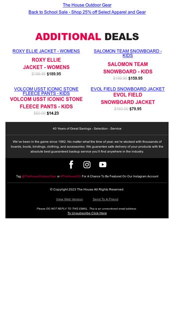 Shop Our Back to School Sale