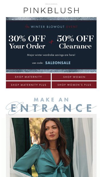  Our Winter Blowout Sale Ends SOON