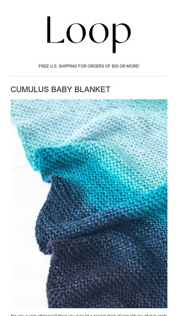 Cumulus Baby Blanket