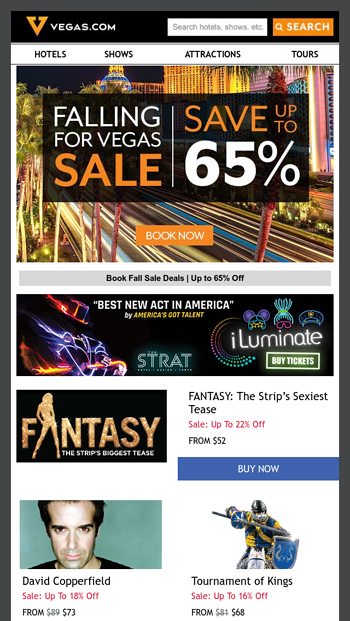 Fall Savings  Up To 65 Off Show Tickets