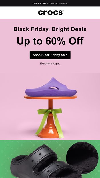 Quick grab up to 60 off Crocs Email Archive