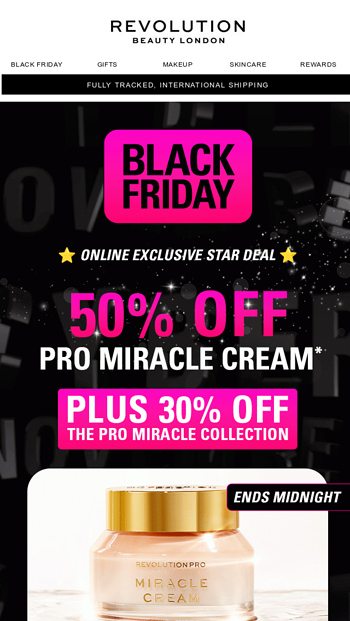 50 off Miracle Cream 