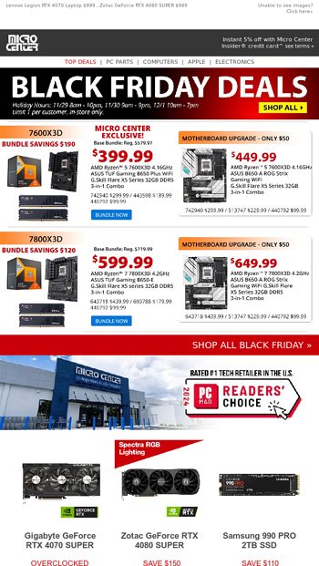 Black Fridays Here