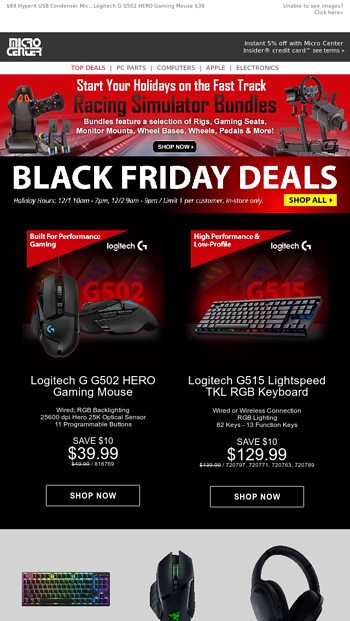 Black Friday Ends Today