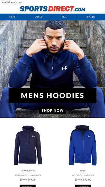 under armour hoodie sports direct