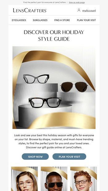 LensCrafters Email Newsletters