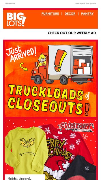 Savings this BIG only come by the truckload