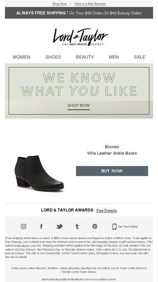 lord and taylor blondo boots