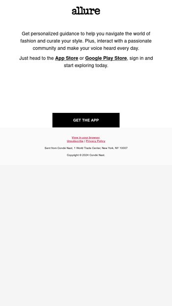 Donrsquot Miss the MomentmdashGet the Vogue App Now