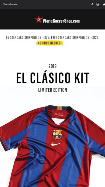 nike barcelona el clasico jersey 2019