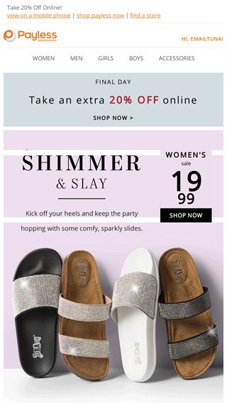 Psst! Sliding a 20% Off Coupon Your Way 