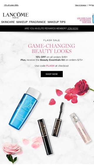 Lancome Email Newsletters