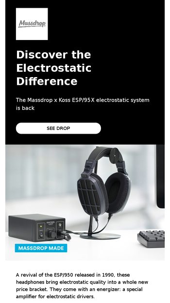 massdrop electrostatic
