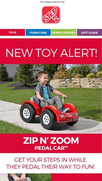 zip n zoom pedal car