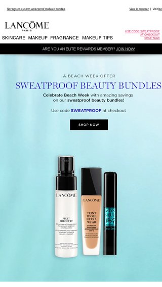 Savings on Makeup That Wont Budge All Summer