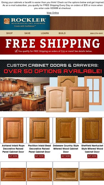 Transform Your Cabinets With Custom Doors And Drawers Rockler