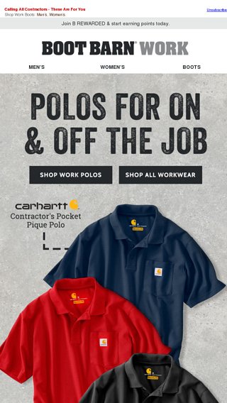 Polo Shirts For On Off The Job Boots Boot Barn Email Archive