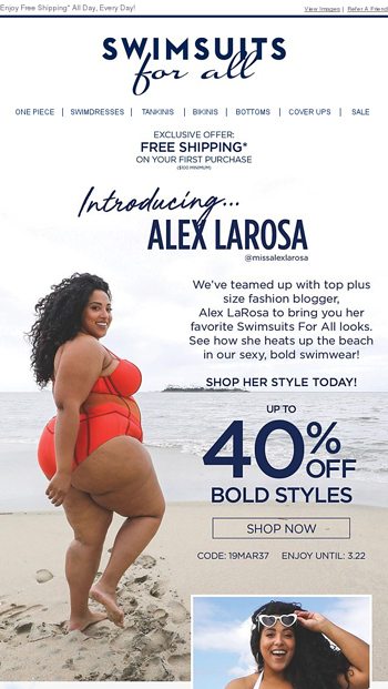 Blogger Spotlight: Introducing Alex LaRosa - Swimsuits For All