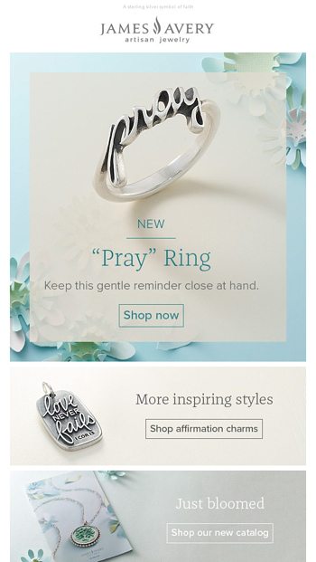 James avery on sale pray ring