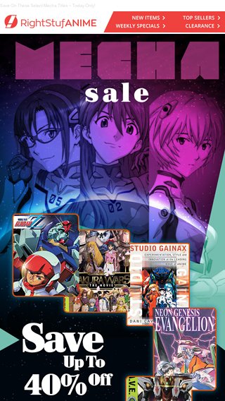Suit Up for the Mecha Sale