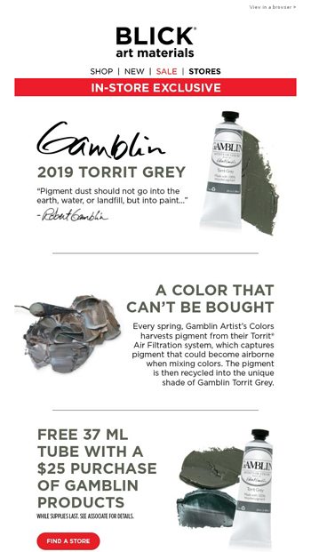 gamblin torrit grey