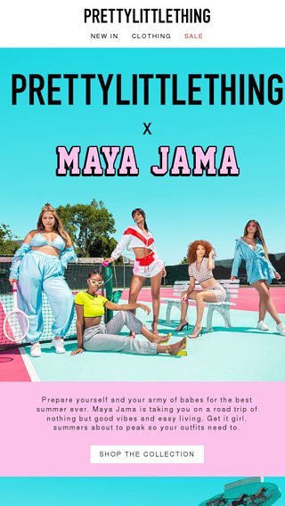Just dropped The Maya Jama collection 