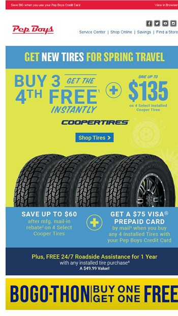 bogo tire deals