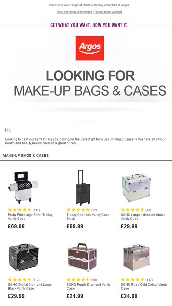 argos cases and bags