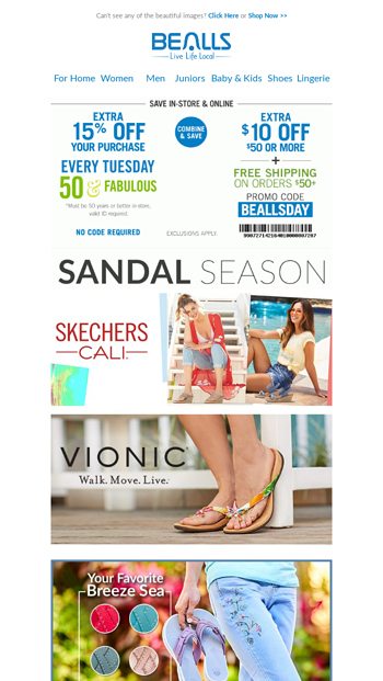 bealls vionic shoes