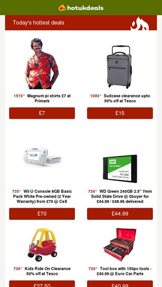 hotukdeals suitcase