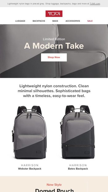 tumi harrison nylon webster backpack