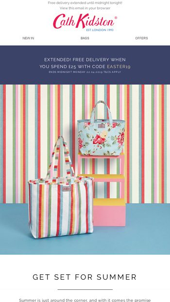 free cath kidston delivery code