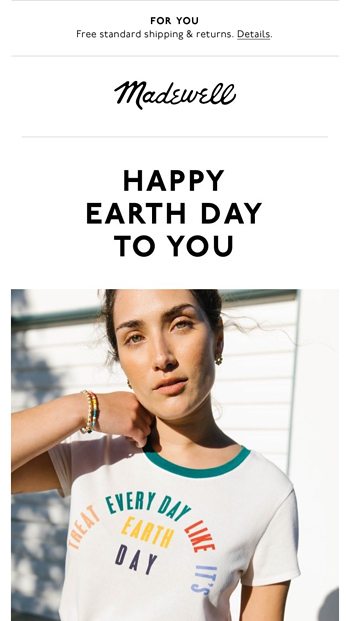 madewell earth day shirt